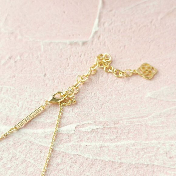 Kendra Scott Elisa Gold Filigree Gold Necklace - Picture 2 of 3